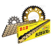 Kettensatz DID Stealth 525VX3 / 108 Nietschloss gold