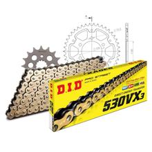 Set di catene DID Stealth 530VX3 / 108 Senza fine oro
