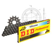 Set di catene DID Stealth 520NZ / 116 Blocco della clip oro