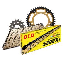 Chain set DID Stealth 530VX3 / 114 endless gold for Honda CB F Hornet 900 ccm Bj. 2002 - 2006
