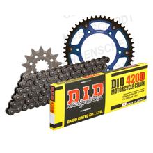 Set di catene DID Stealth 420D / 112 Blocco della clip arancione