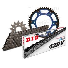 Set di catene DID Stealth 420V / 112 Blocco della clip arancione