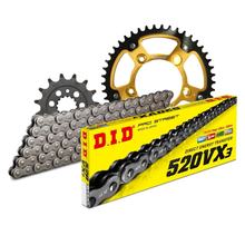Set di catene DID Stealth 520VX3 / 104 Senza fine oro
