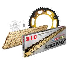 Kit de Corrente DID Stealth 520ZVM-X / 102 Fecho Niquelado dourado