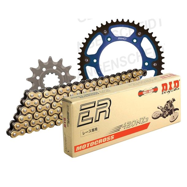 Chain set DID Stealth 420NZ3 / 112 Clip lock orange