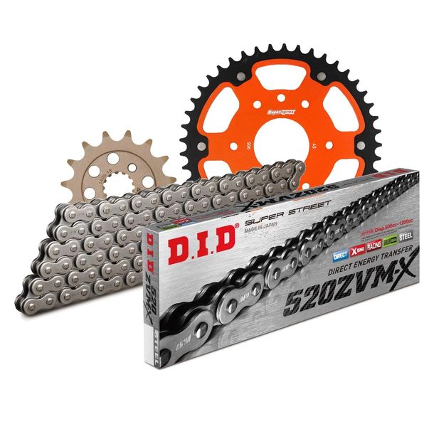 Chain set DID Stealth 520ZVM-X / 114 endless orange