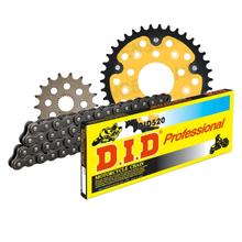Chain set DID Stealth 520 / 108 Clip lock gold