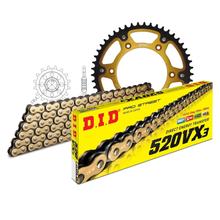 Kettensatz DID Stealth 520VX3 / 114 Nietschloss gold