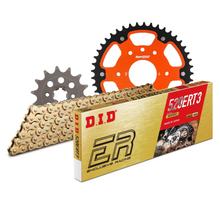 Jeu de chaînes DID Stealth 520ERT3 / 112 Serrure à clipser orange