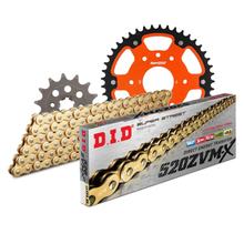 Juego de cadenas DID Stealth 520ZVM-X / 112 Sin fin naranja