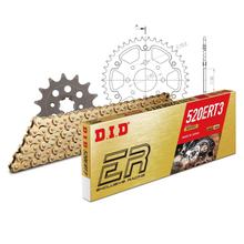 Kit de Corrente DID Stealth 520ERT2 / 118 Fecho Clip Elo Laranja