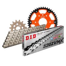 Kettensatz DID Stealth 520ZVM-X / 114 Nietschloss orange