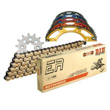 Juego de cadenas DID Stealth 428NZ / 132 Cierre de clip oro