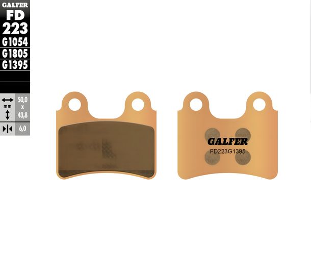 Plaquettes de frein Galfer FD223G1395 Sinter-métal OFFROAD / TRIAL