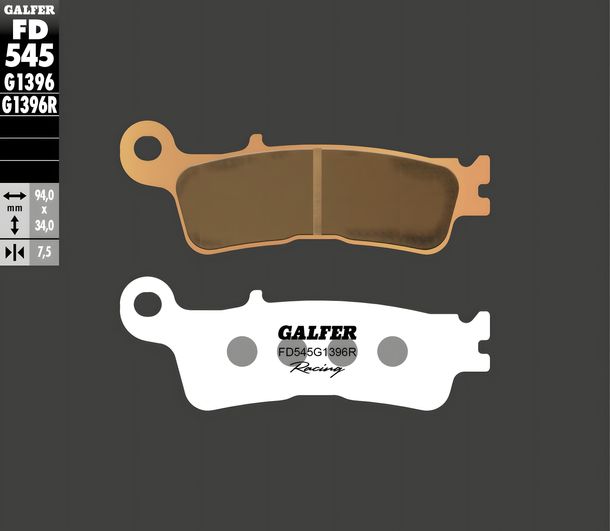 Bremsbeläge Galfer FD545G1396R Sinter-Metall Racing OFFROAD
