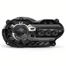 Scheinwerfer LED "Light-X" Flashtec passend für BMW R1200 GS Bj. 2004 - 2012, R1200 GS Adventure Bj. 2006 - 2013 mit E-Prüfzeichen, Hauptscheinwerfer