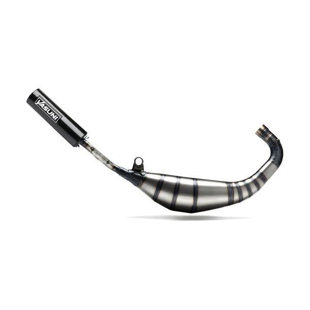 Yasuni Carrera R5 kort carbon uitlaatsysteem voor Piaggio, Aprilia SX, Derbi Senda SM DRD X-Treme Pro Racing RX R X-Race Gilera RCR SMT Ltd Edition 50