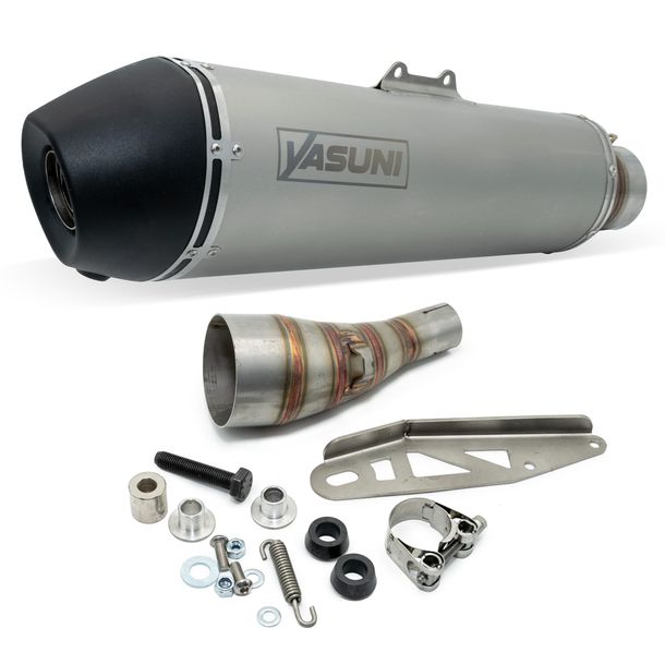 Yasuni Titan Optik exhaust system with approval for Honda NSS A Forza 300 ccm