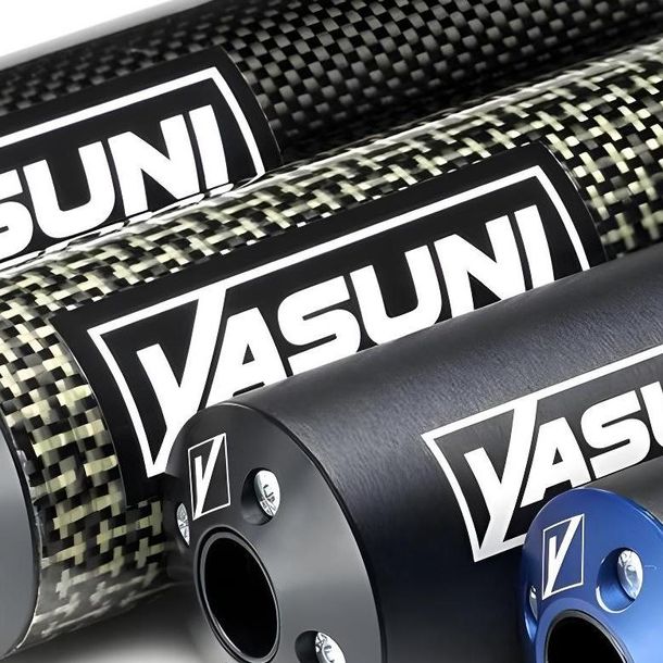 Pot D'échappement Yasuni R1 Rouge Pour Minarelli AM6 - Compatible Beta RR, Rieju MRT, Motorhispania RYZ