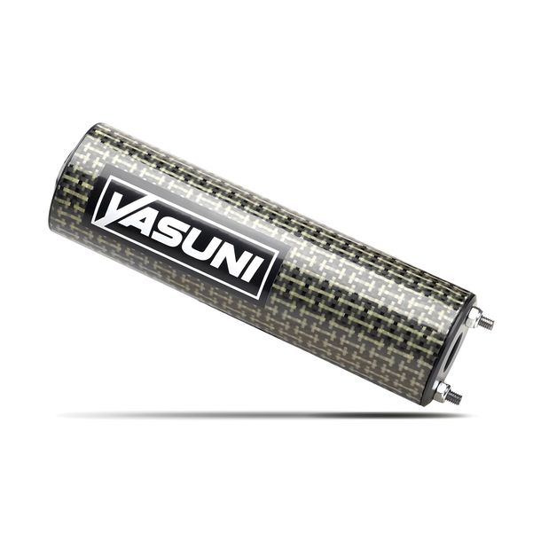Endschalldämpfer Yasuni, Carbon schwarz, gerade
