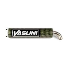 Silencieux d'échappement Yasuni Scooter, Carbone pour Herkules Zenith LM LN, Tec Runner Dano Trackmaster Adly Vanguard Sachs Limbo GT Union Veloce Peugeot Ludix
