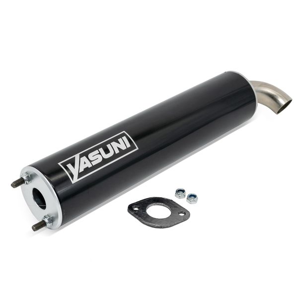 Uitlaatdemper Yasuni Scooter, zwart