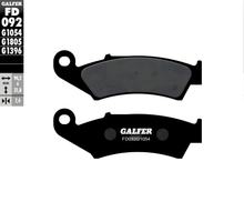 Pastilhas de Freio Galfer FD092G1054 Semi-Metal frente para Honda CR R NTV Revere XR 75 - 650 ccm Ano 1985 - 2006
