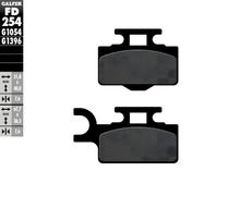 Pastilhas de Freio Galfer FD254G1054 Semi-Metal Frente para Kawasaki KX 65 ccm Ano. 2000 - 2004