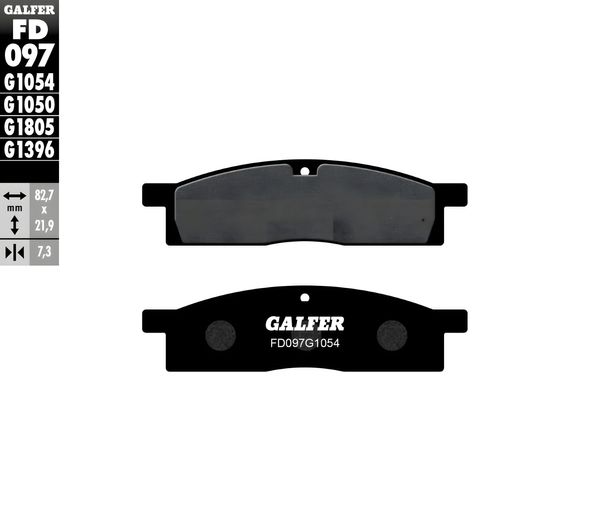 Bremsbeläge Galfer FD097G1054 Semi-Metall vorne für Yamaha YZ 80 / 85 ccm Bj. 1986 - 2023