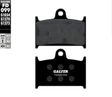 Pastiglie dei freni Galfer FD099G1054 Semi-metallo anteriore per Yamaha TZR 125 ccm Anno 1992 - 1999