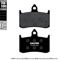 Pastiglie dei freni Galfer FD100G1054 Semi-metallo anteriore per Honda NT Hawk 650 ccm Anno 1988 - 1990