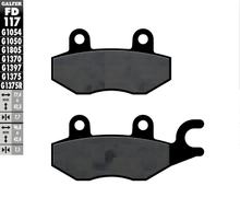 Remblokken Galfer FD117G1054 Halfmetaal voor, Kawasaki Z SL Ninja R, Yamaha YBR Suzuki UH Burgman Executive 200 - 300 ccm