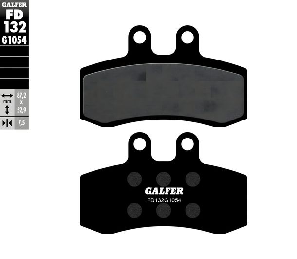 Brake pads Galfer FD132G1054 Semi-metal front for Aprilia Pegaso 650 ccm Year 1991 - 1993