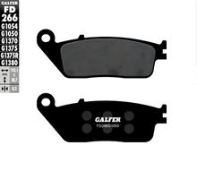 Pastilhas de Freio Galfer FD266G1050 Semi-Metal SCOOTER dianteiras para Kymco Yager Gti K-XCT i, Yamaha YP X-Max R Honda NSS Forza Downtown WR X 50 / 125 ccm
