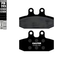 Pastilhas de Freio Galfer FD195G1050 Semi-Metal SCOOTER frente para Honda SJ Bali CA Rebel 50 - 125 ccm