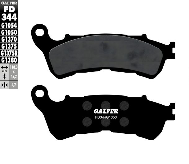 Bremsbeläge Galfer FD344G1050 Semi-Metall SCOOTER vorne für Honda NSS Forza X EX, Suzuki UH Burgman R UX Sixteen SH S-Wing i A i 125 - 300 ccm