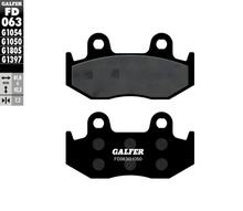 Remblokken Galfer FD063G1050 Halfmetaal SCOOTER voor, Honda XL R MBX, Kymco Nexxon MTX NHX Lead 50 - 125 ccm