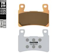 Brzdové destičky Galfer FD219G1375 Sinter-kov SPORT přední pro Harley Davidson FLSB Sport Glide FXBRS Softail Breakout FXLR Low Rider FXSB FXLRS S FXBB R.v. 2013 - 2025