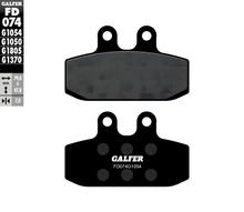 Pastilhas de Freio Galfer FD074G1054 Semi-Metal frente para Aprilia ETX, KTM LC4 Enduro Gilera RC R Top Rally MuZ / MZ Baghira Black Panther Streetmoto Scarabeo