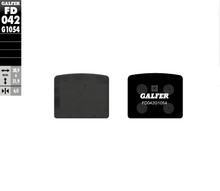 Plaquettes de frein Kit Galfer 2x FD042G1054 Semi-métal avant