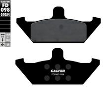 Remblokken Set Galfer 2x FD098G1054 Halfmetaal voor, Cagiva Elefant, Ducati Indiana Laverda OR 2 Atlas 600 / 750 ccm Jaar 1986 - 1993