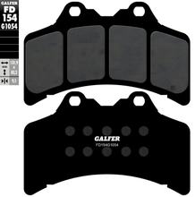 Conjunto Pastilhas de Freio Galfer 2x FD154G1054 Semi-Metal frente para Yamaha GTS Omega A 1000 ccm Ano 1993 - 1999