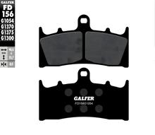 Jogo de Pastilhas de Freio Galfer 2x FD156G1054 Semi-Metal para frente Kawasaki ZRX S R, Suzuki GSX-R W P.R Hayabusa TL VZ 1 M Intruder Marauder ZX-12 VN Mean Streak Ano. 1993 - 2010