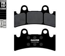 Jogo de Pastilhas de Freio Galfer 2x FD157G1054 Semi-Metal frente para Yamaha XV Virago 750 ccm Ano 1993 - 1995