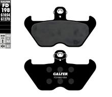 Pastillas de freno juego Galfer 2x FD198G1054 Semimetálico delantero para BMW K LT RS K1 16V R RT GS Paris Dakar 800 - 1200 ccm Año 1988 - 2005