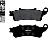 Remblokken Set Galfer 2x FD205G1054 Halfmetaal voor, Honda CBR XX Blackbird VFR F V-Tec VTX 1 C XL V Varadero CB SF X11 ST Pan European CBS ABS TCS Pan-European Jaar 1996 - 2020