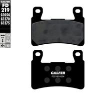 Remblokken Set Galfer 2x FD219G1054 Halfmetaal voor, Harley Davidson CVO Street Glide FXBRS Softail Breakout FXLR Low Rider FXBR FLSTNSE Deluxe FXBB Fat Jaar 2008 - 2024