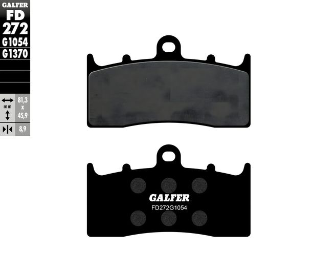 Bremsbeläge Set Galfer 2x FD272G1054 Semi-Metall vorne für BMW R C RS S 400 - 1200 ccm Bj. 2001 - 2009