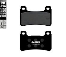 Jogo de Pastilhas de Freio Galfer 2x FD326G1054 Semi-Metal frente para Honda CBR RR Fireblade 600 / 1000 ccm Ano 2004 - 2006