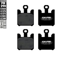 Remblokken Set Galfer 2x FD290G1054 Halfmetaal voor, Kawasaki VN 1 Mean Streak ZX-12 R ZX-6R 600 - 1600 ccm Jaar 2003 - 2010